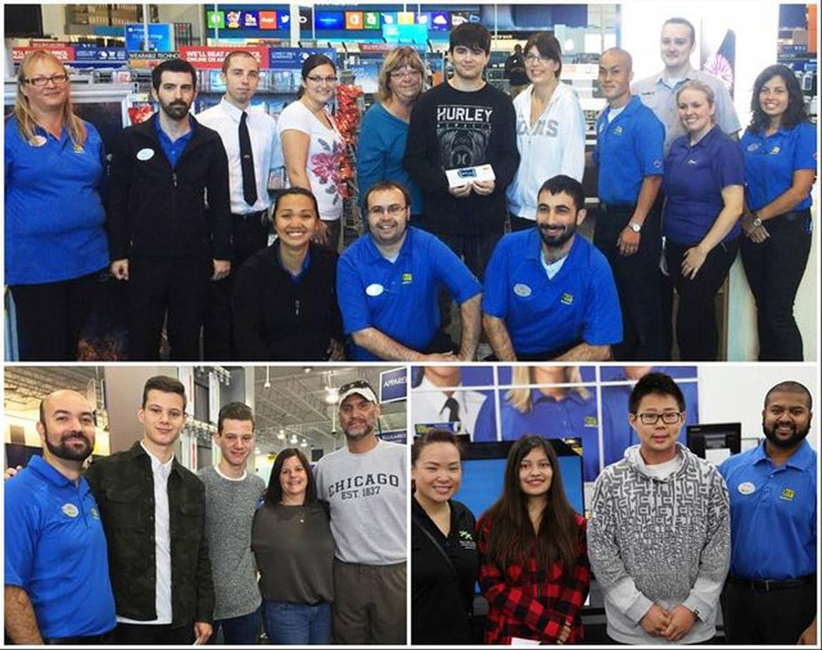 A collage of 18 vibrant photos showing BGC youth engaged in hands-on learning, events, and celebrations supported by Best Buy.