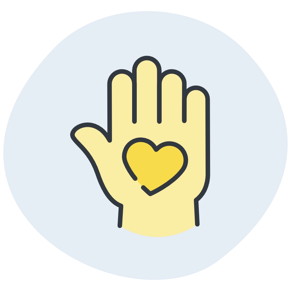 icon-hand heart