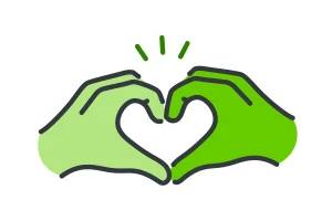 Care and support icon