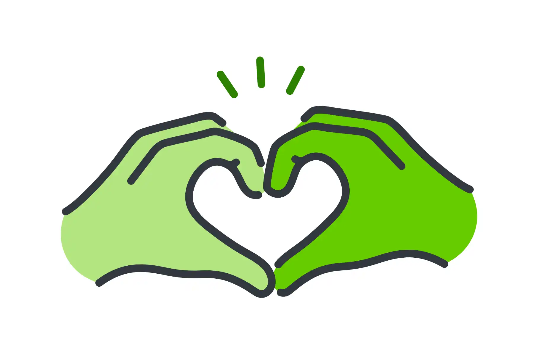 Care and support icon