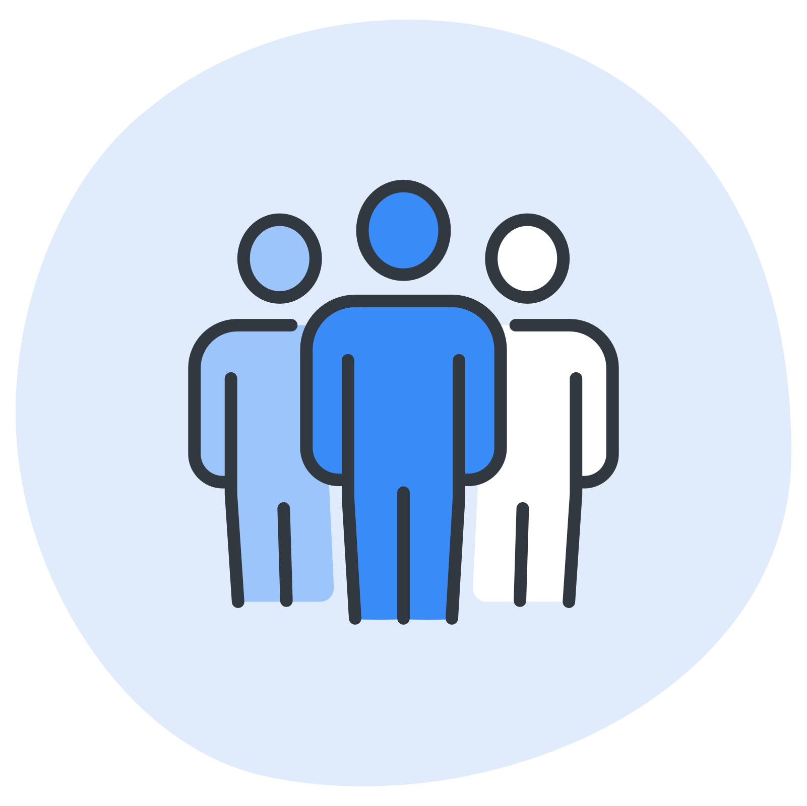 Icône de communauté (fond clair)