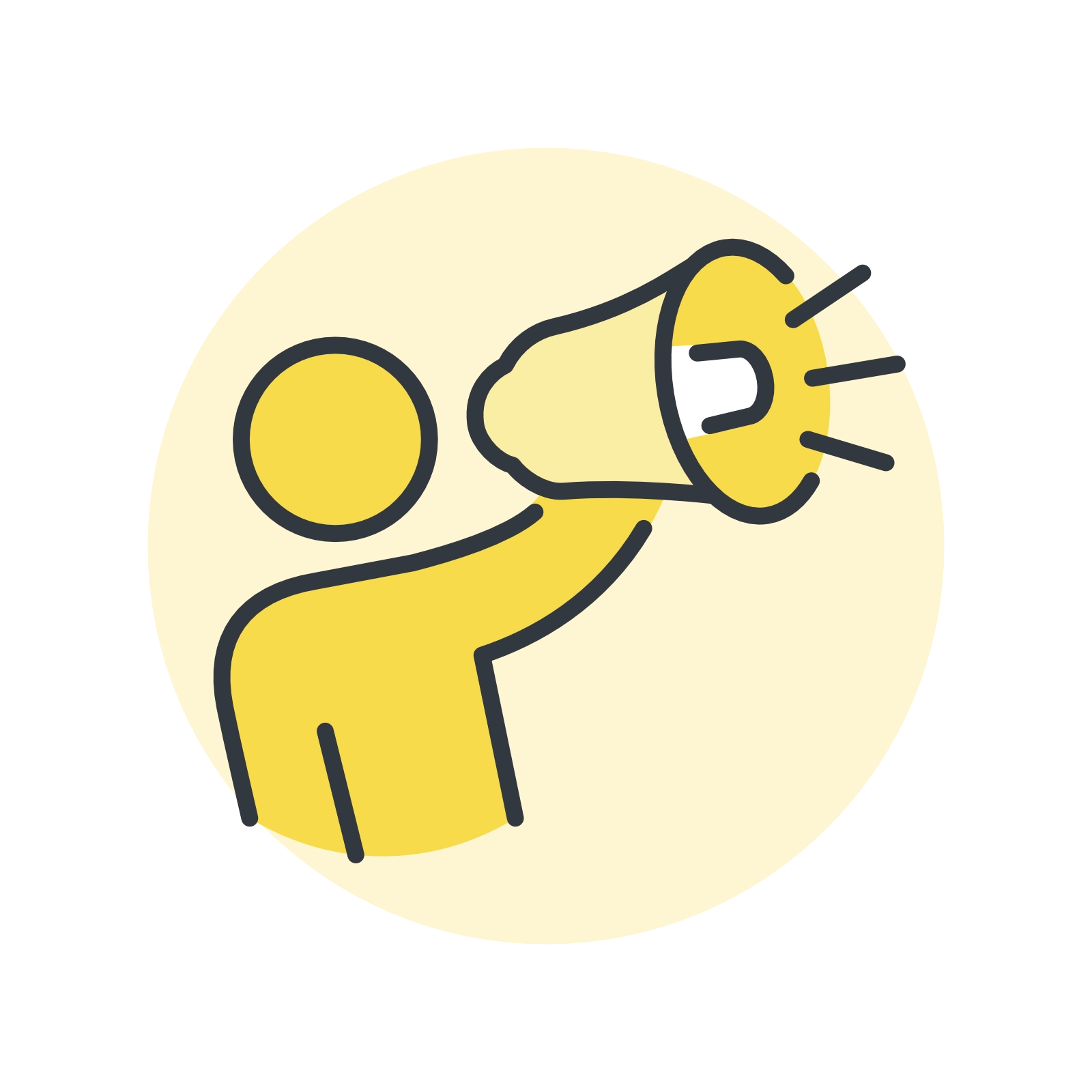 Icône de prise de parole